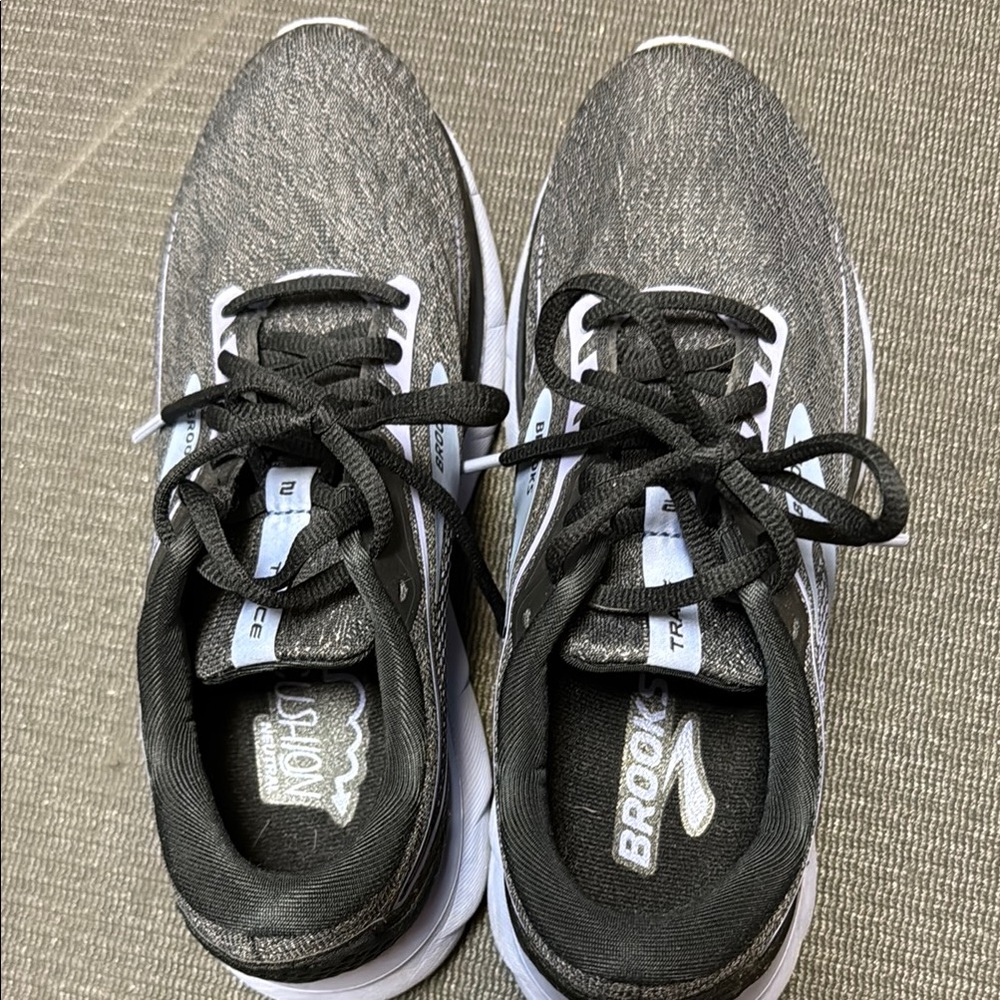 Brooks Charcoal Athletic Sneakers